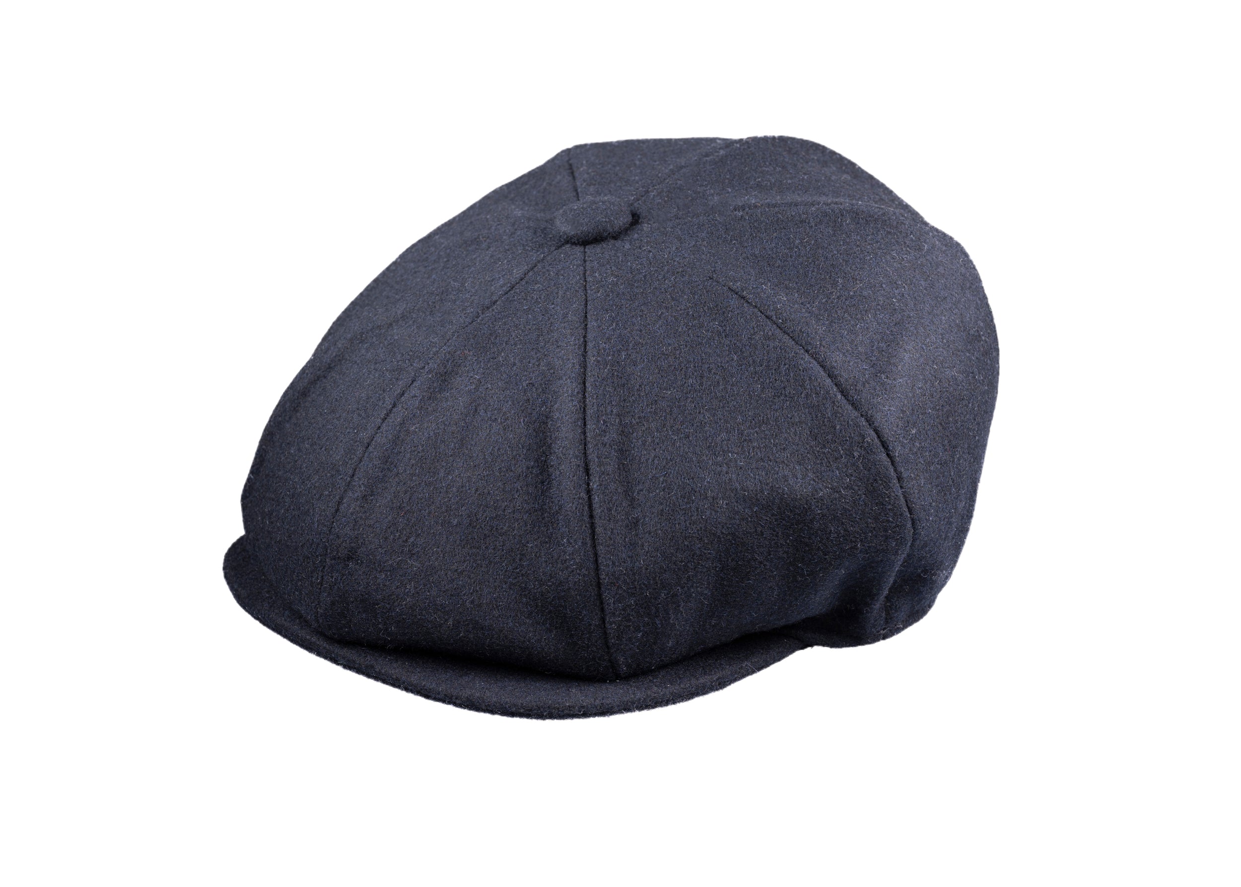 8 Piece Baker Boy Melton Wool Flat Cap